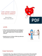 Low Cardiac Output