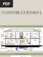 Construcciones 1: Ericka López, Mauricio Oros Arq. Veronica Antezana 10/oct/2022