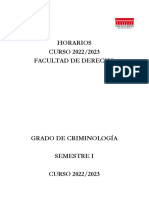 Horarios Curso 2022 - 2023 CRIMI