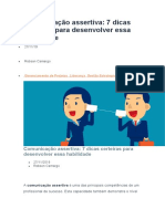 Comunicação Assertiva - 7 Dicas