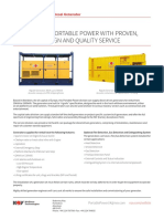 500kVA K600C Rigsafe Diesel Generator Flyer PDF