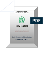 Key Notes VIII 2023 - (07-12-23 PDF