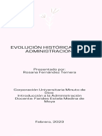 Linea de Tiempo de La Evolucion de La Administracion