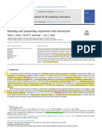 Burks, J. J., Randolph, D. W., and Seida, J. A. (2019) - Modeling and Interpreting Regressions With