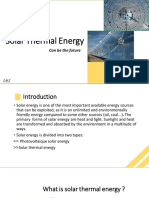 Solar Thermal Energy: Can Be The Future