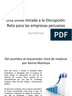 Disrupción Bajo La Lupa