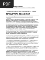 Definiciones Estructura Eco. Turism 1 (Economía Introd., Estructura Eco.)