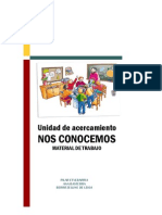 Unidad Didactica Inicial Nos Conocemos