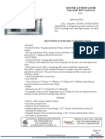 Sound Attenuator: Featured Standard Construction