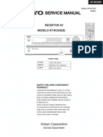 Onkyo HTR 393 Service Manual