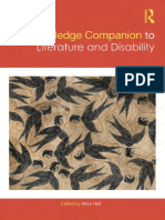 (Routledge Companions) Alice Hall - The Routledge Companion To Literature and Disability-Routledge (2020) PDF