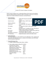 Sample PV Test Report