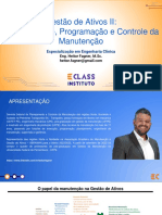 Planejamento, Programação, Controle e Engenharia Da Manutenção - E-CLASS - Heitor Fagner