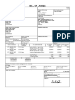 Craft-A-Torium Bill of Lading