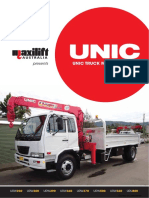 Unic Boom Trucks Spec