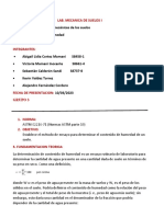 LAB. MECANICA DE SUELOS 1 Detrerminacion de Humedad 2023