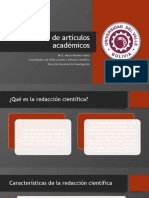 Redacción de Artículos Académicos