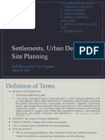 19 Ces Orquina - Site Planning and Human Settlements