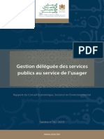 Gestion Déléguée Des Services Publics