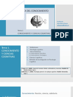 Tema 1. Conocimiento y Ciencias Cognitivas 2022