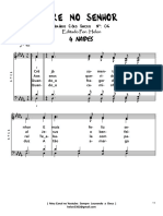 Hinario Coro Sacro Com Partitura Separado 004e TV Cs Cre No Senhor 4 Naipes