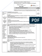 Conteúdos e Critérios para EE - 7º