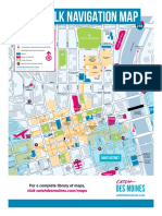 Downtown Des Moines Skywalk Map