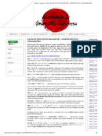 Ganbarou Ze! - Gramática Japonesa - LIÇÃO 49 - EM POUCAS PALAVRAS I - SUBSTANTIVOS E CONJUNÇÕES