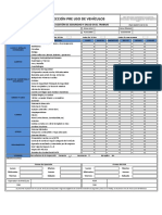 Inspección Pre Uso de Vehículos - CHECK LIST