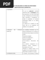 Estrategias para Mejorar Las Áreas de Oportunidad Identificadas en El Diagnóstico