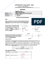 Trigo Module 1. Angles and Their Measurements Final PDF