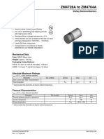 ZM4728A To ZM4764A: Zener Diodes