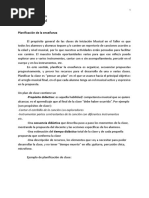 Documento Planificacion de La Enseñanza