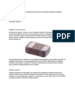 SMD Capacitor Types