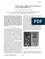 Human-Oriented Biped Robot Design: Insights Into The Development of A Truly Anthropomorphic Leg