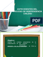 Antecedentes de La Independencia de Chile