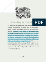 6 - Learning VS Training