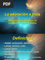 La Adoración A Dios