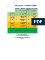 Calendarizacion Academica