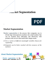 Market Segmentation