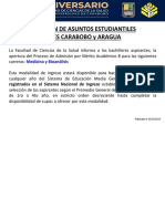 Instrucciones Ingreso Méritos B SEDES CARABOBO Y ARAGUA II