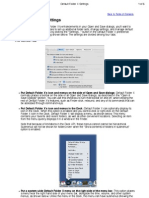 Default Folder X Settings