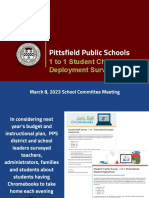 Student Chromebook Deployment Survey Results