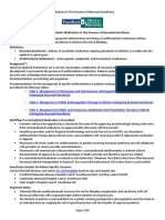 Antithrombotics and Neuraxial Anesthesia Guideline