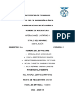 Informe Técnico 4 Destilación