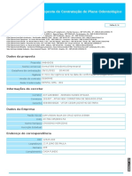 Proposta de Contratação de Plano Odontológico