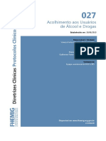 Acolhimento Aos Usuários de Álcool e Outras Drogas PDF