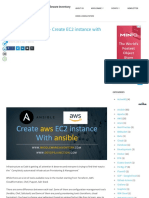 Ansible EC2 Example - Create EC2 Instance With