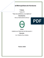 Tarea # 3 Tipos de Auditorias y Sus Objetivos PDF