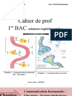 La Communication Hormonale Regulation de La Glycemie Cours 1